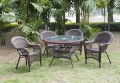 Royal outdoor rattan garden dining table furniture conversation garden Patio rattan outdoor garden furniture sets