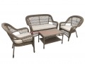 Royal outdoor rattan garden dining table furniture conversation garden Patio rattan outdoor garden furniture sets