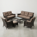 PE rattan outdoor conversation set