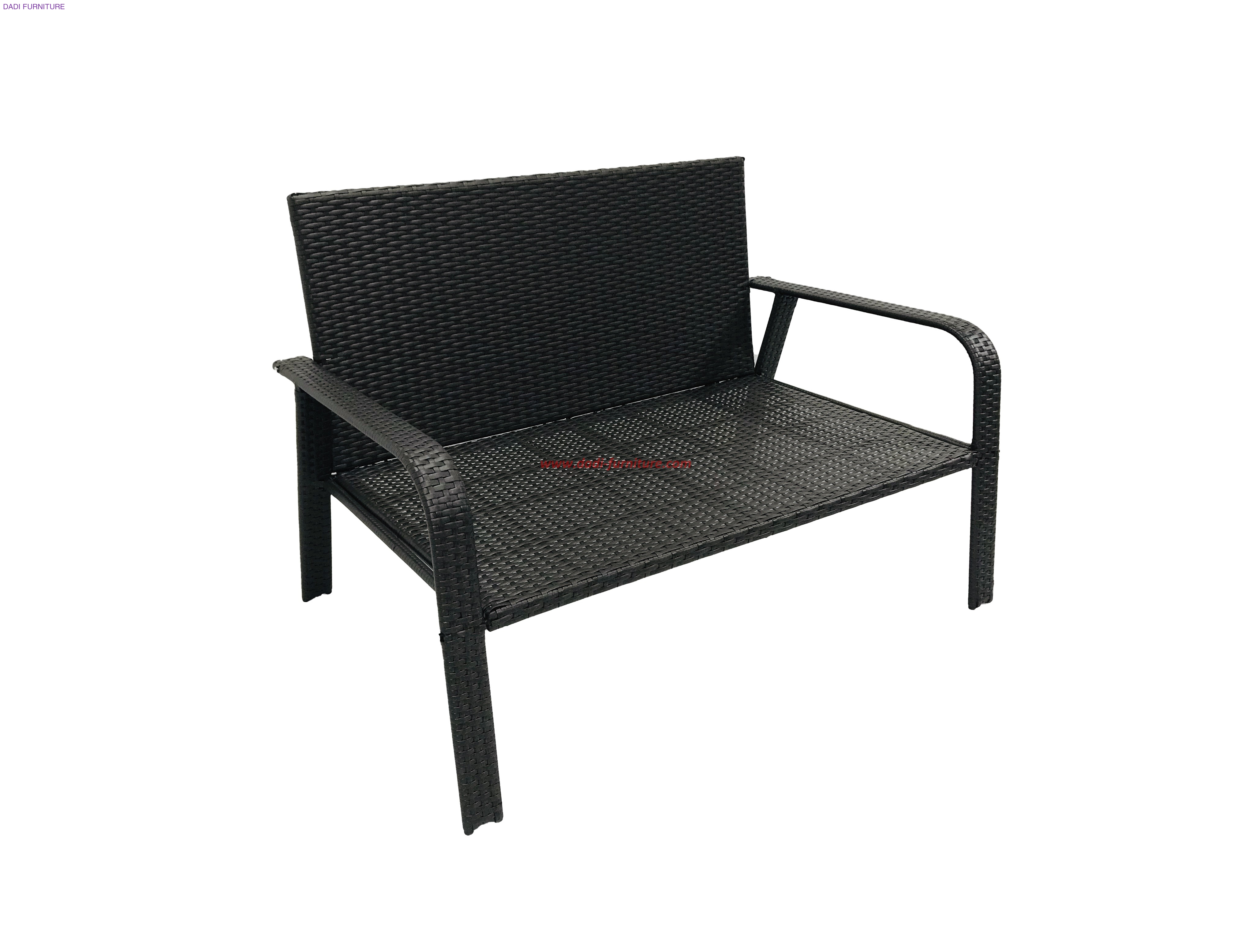 4 Piece Loveseat Conversation Patio Set Garden Conversation Set Deck Seating Set